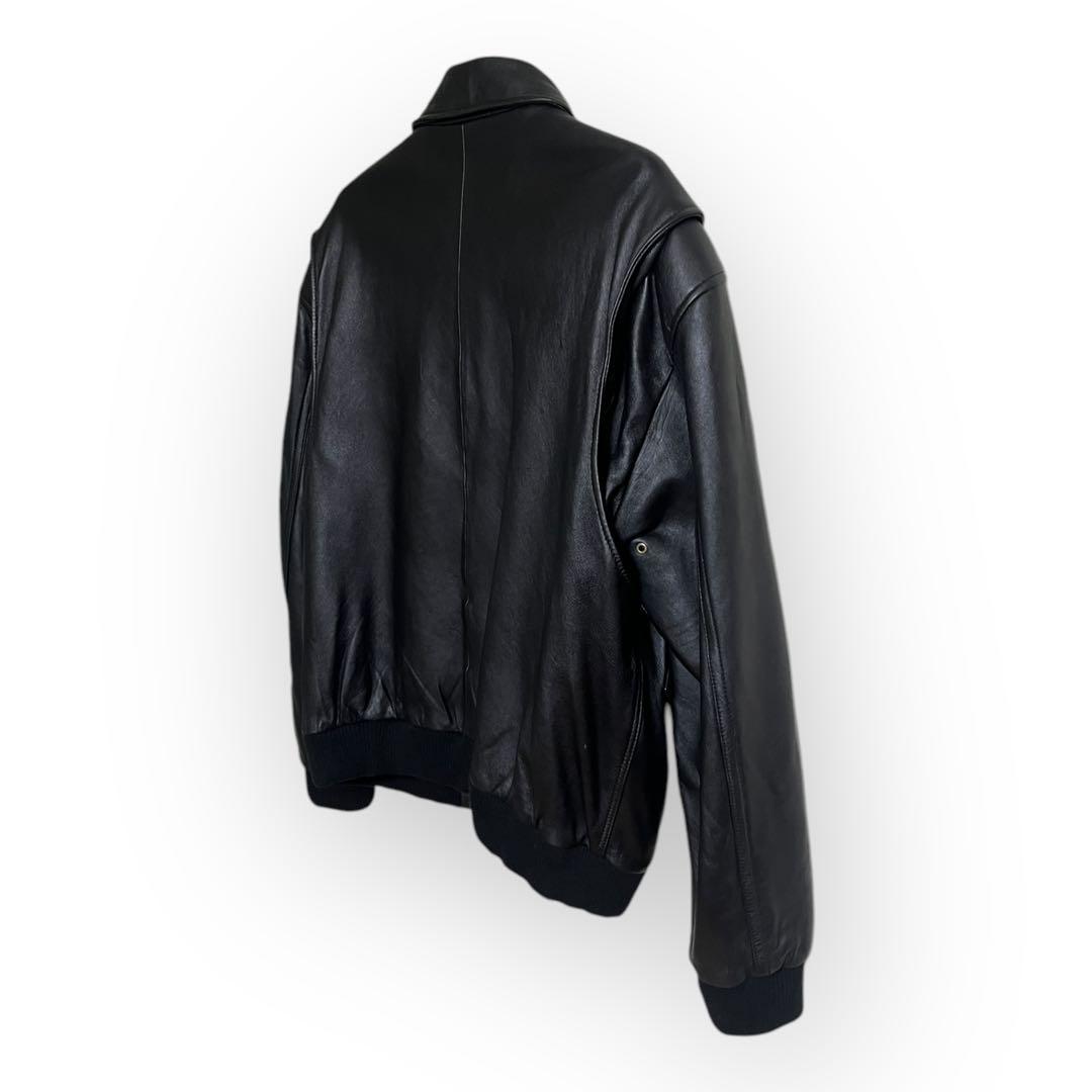 CWU-45P レザージャケット中綿フライトジャケット 羊革グレン