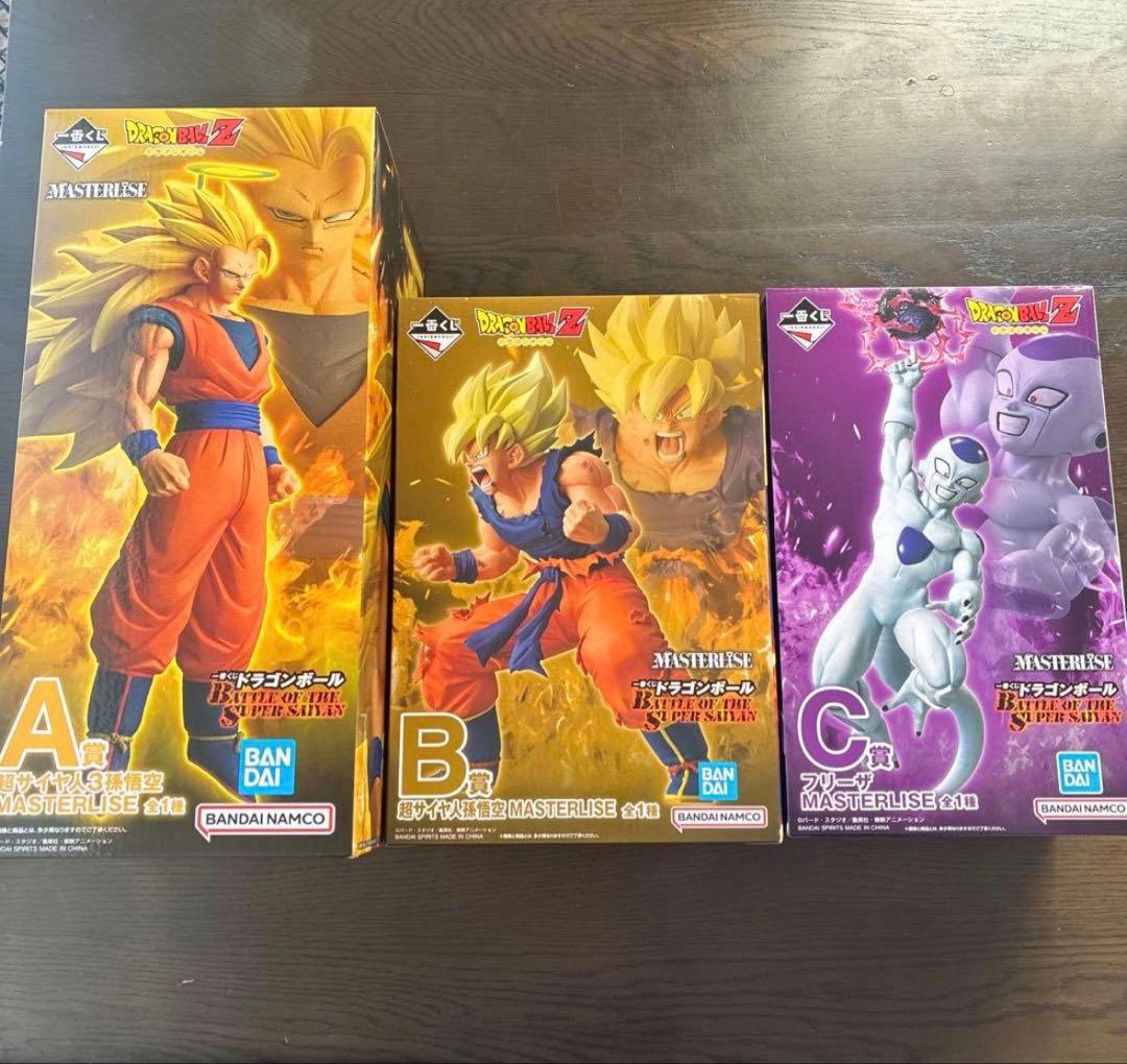 一番くじ　ドラゴンボール　A賞　B賞　C賞　フィギュア　3体　セット