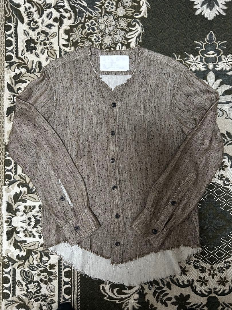 D seconD ノーカラーシャツ