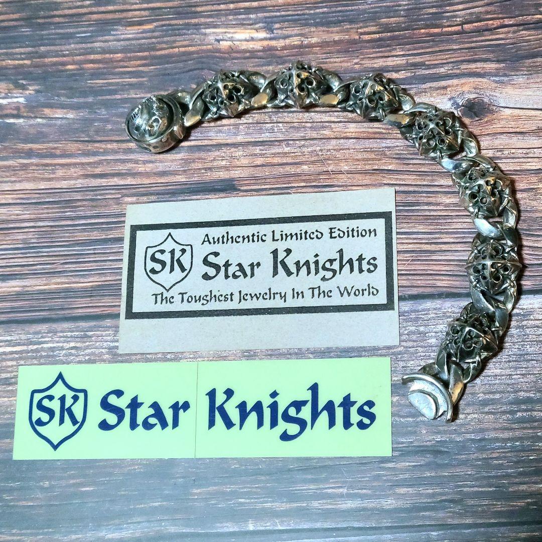 新品定価19万超 スターナイツ ブレスレット シルバー925 重量77.7g