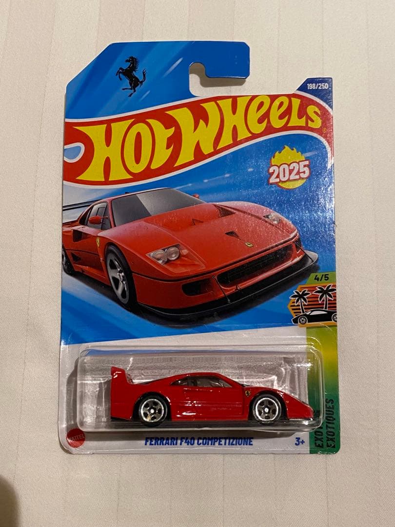 ホットウィール フェラーリ F40 フェラーリレッド 2025 NEW - メルカリ