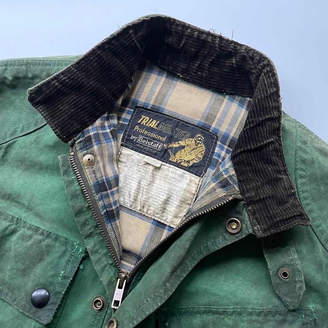 Belstaff 60S グリーン トライアルマスター ジャケット ベルスタッフ