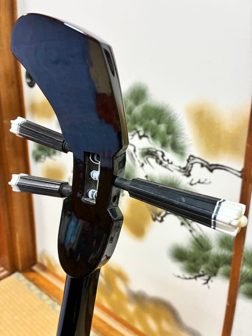 沖縄三線！黒木上質カマゴン！知念大工型！本張り【一枚張り】 - メルカリ