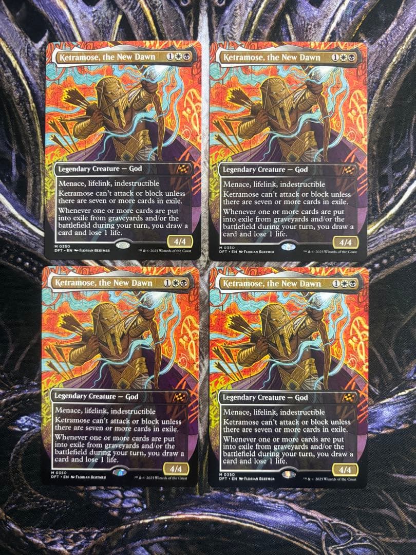 【最安値】MTG　DFT　新たな夜明け、ケトラモーズ　英語版　拡張枠　4枚