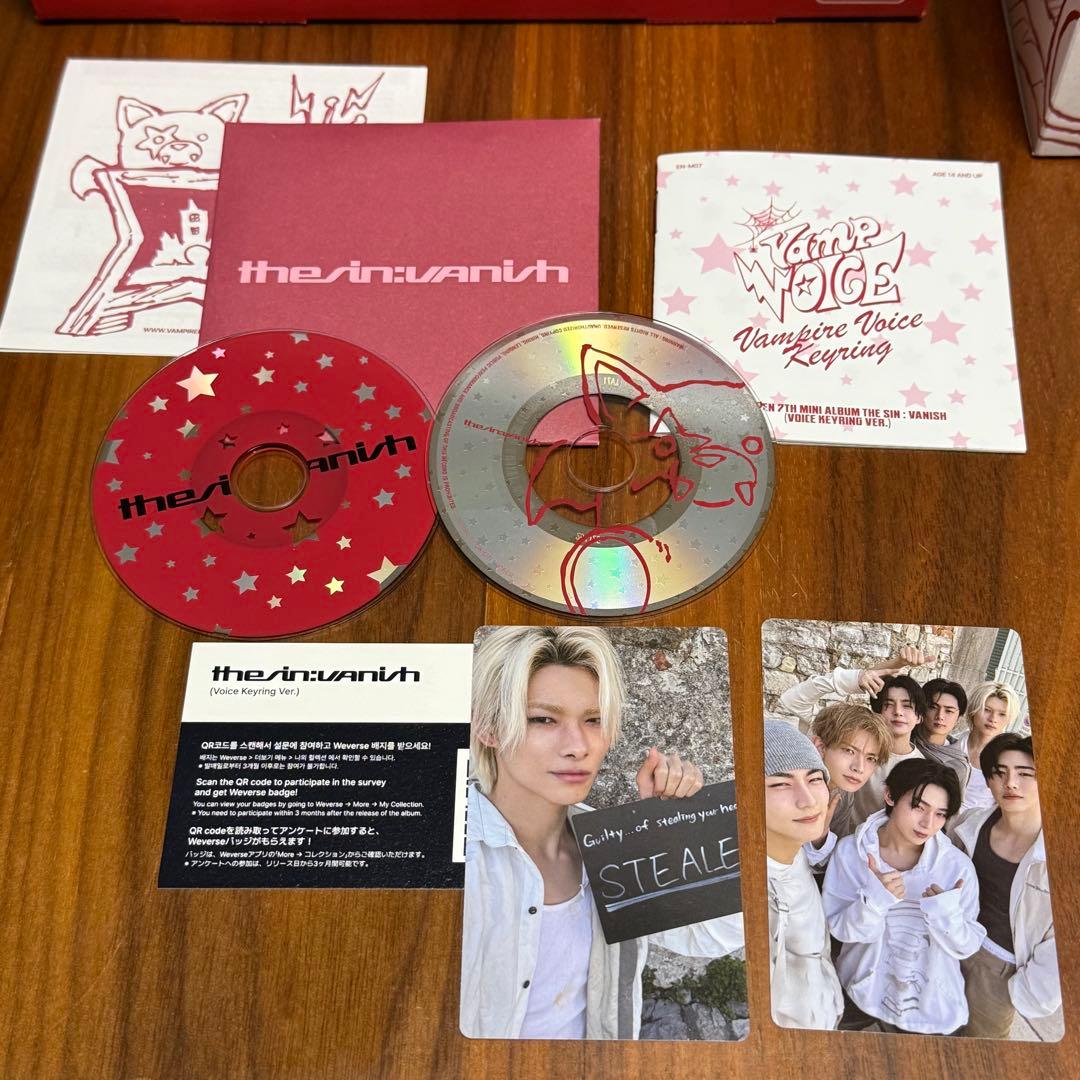 ENHYPEN THE SIN VANISH ニキ ボイスキーリング トレカ - メルカリ