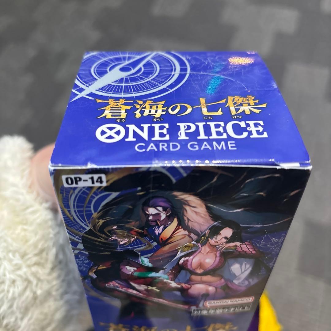 ワンピースカードゲーム 蒼海の七傑＆受け継がれる意志 未開封BOX 箱に