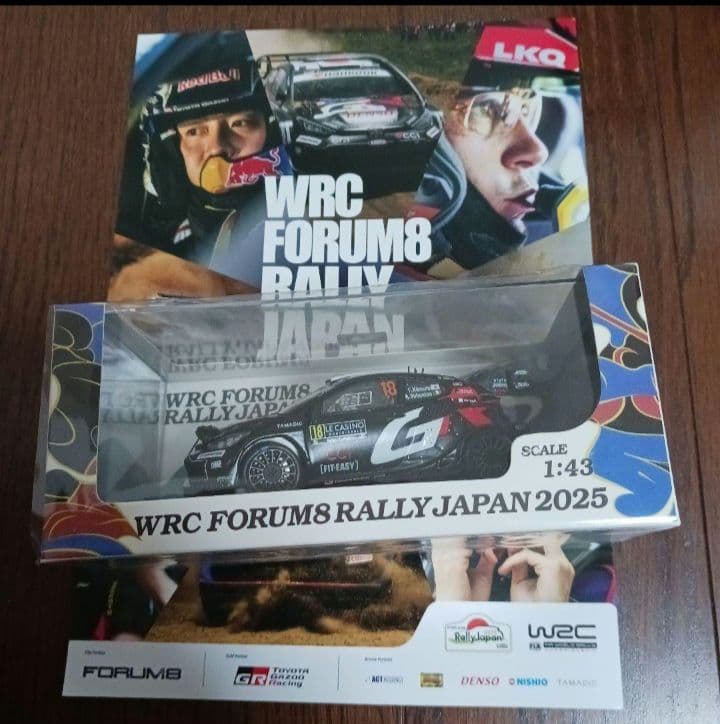 WRC フォーラムエイト ラリージャパン2025 会場限定 #18勝田貴元選手 WRC フォーラムエイト ラリージャパン2025 会場限定 #18勝田貴元選手