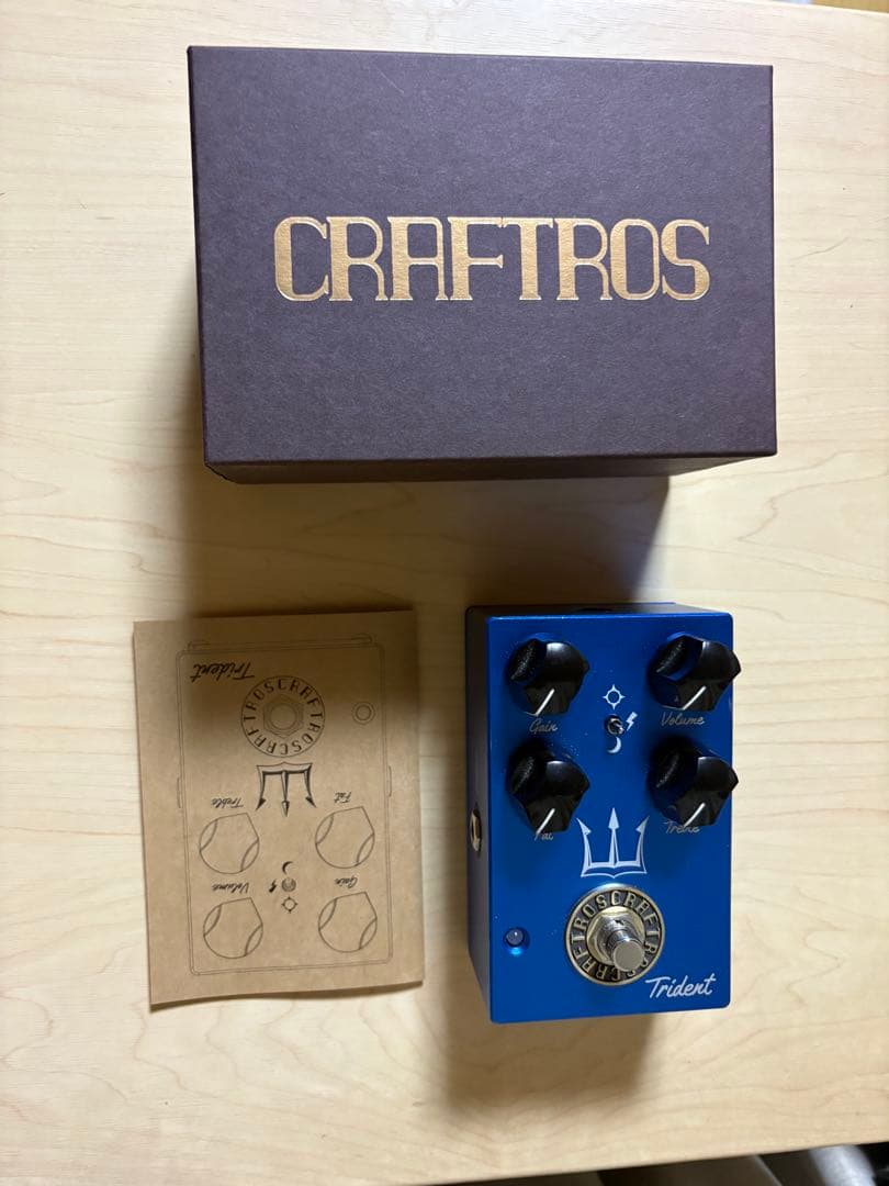 5/31迄 CRAFTROS Trident オーバードライブエフェクター