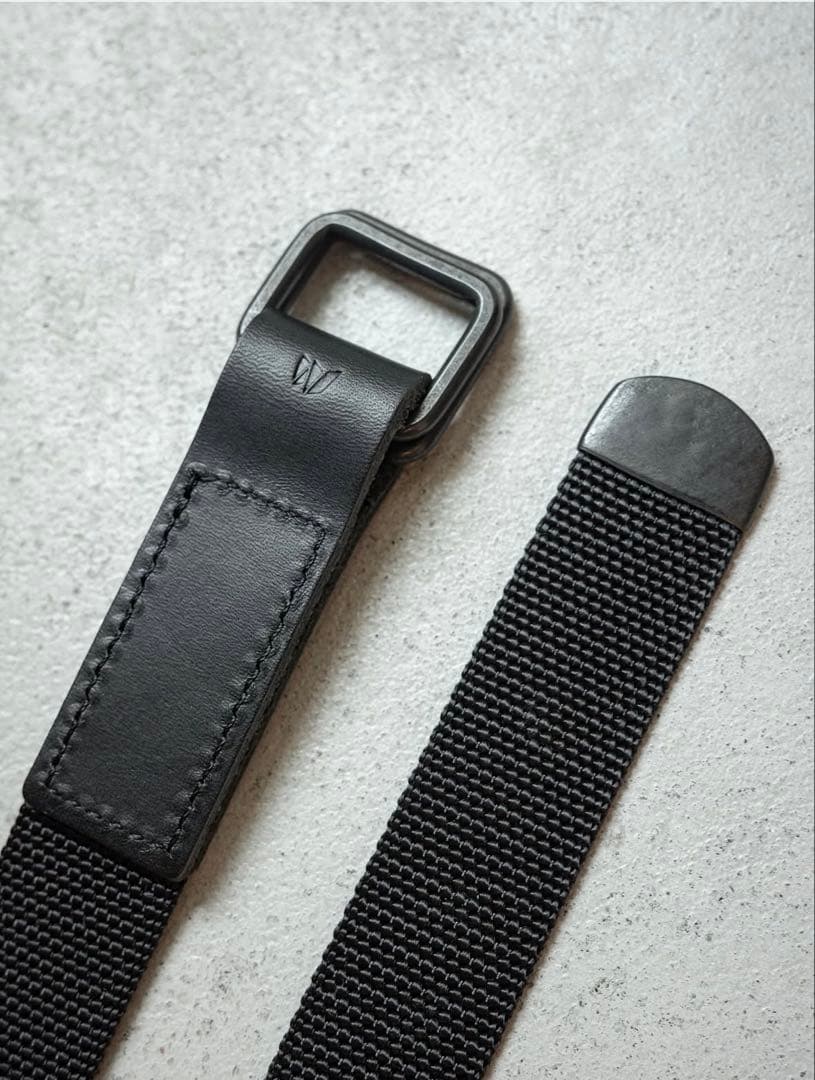 【新品・未使用】W double nylon belt