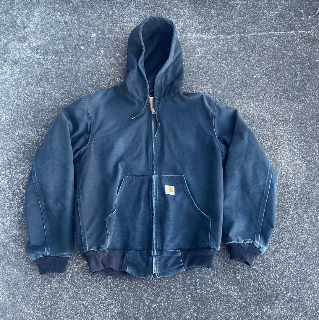 Carhartt フード付きブラックジャケット Sサイズ