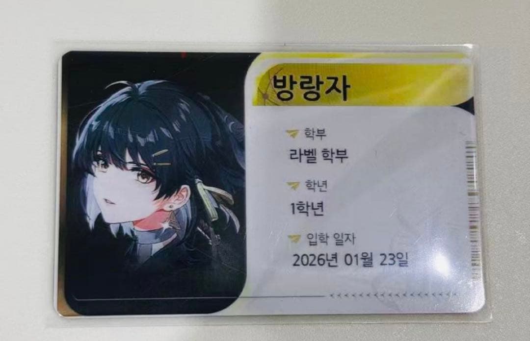 韓国限定 鳴潮 キャンパス 漂泊者 IDカード