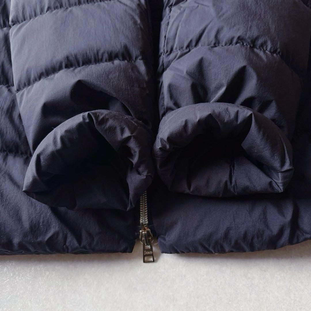 極美品☆HERNO｜定価15万 スタンドカラー ダウンコート ネイビー 40