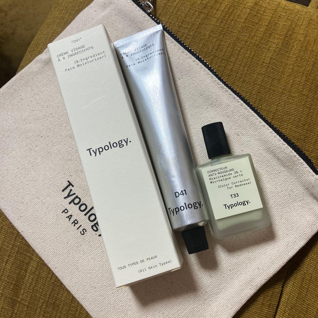 Typology D41 モイスチャライザー 、T33 グリーンカラーコレクター グリーンカラーコレクター — Typology