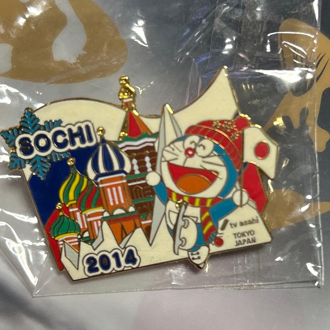 オリンピックメディア　ピンバッジ ドラえもん