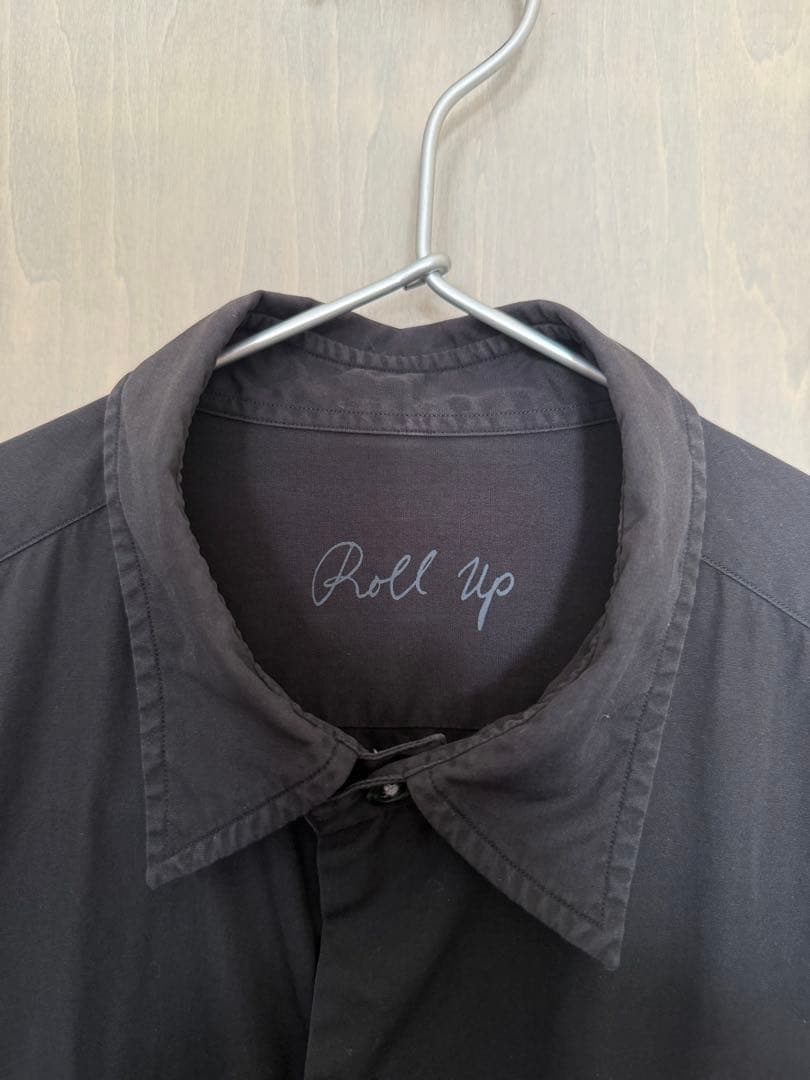 トップス Porter classic ROLL UP SHIRT BLACK