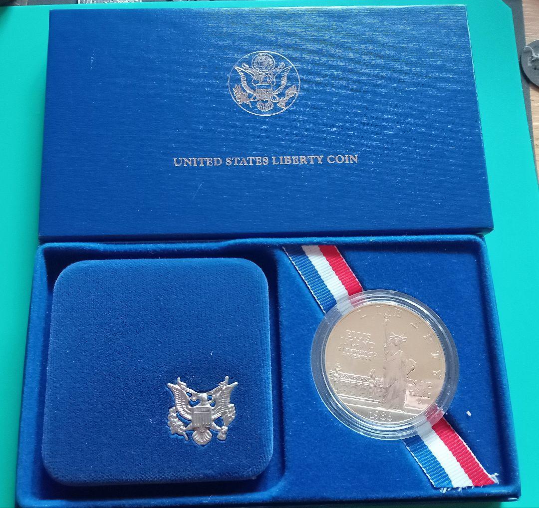 1986 自由の女神像100周年記念銀貨　プルーフ