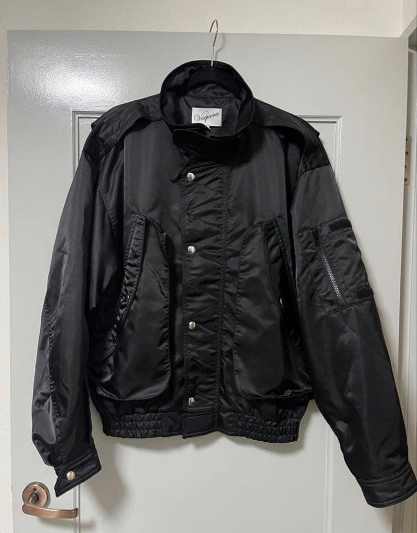 VAQUERA 21SS スローガンボンバージャケット