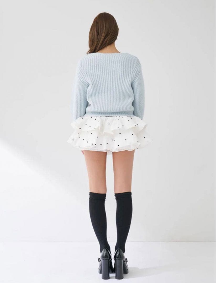 新品 Darich ダーリッチ ファンシービーズDDロゴボリュームニット