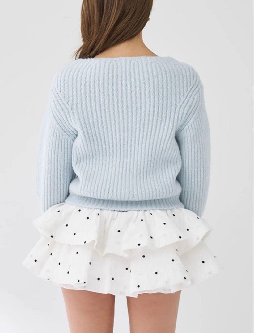 新品 Darich ダーリッチ ファンシービーズDDロゴボリュームニット