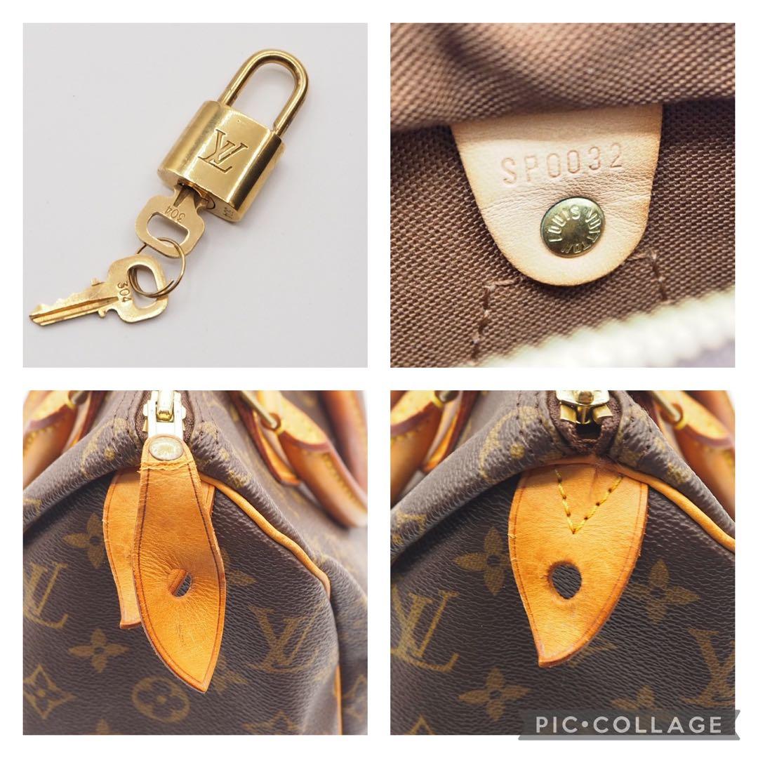 南京錠・鍵】ルイヴィトン スピーディ25 ハンドバッグ モノグラム 正規