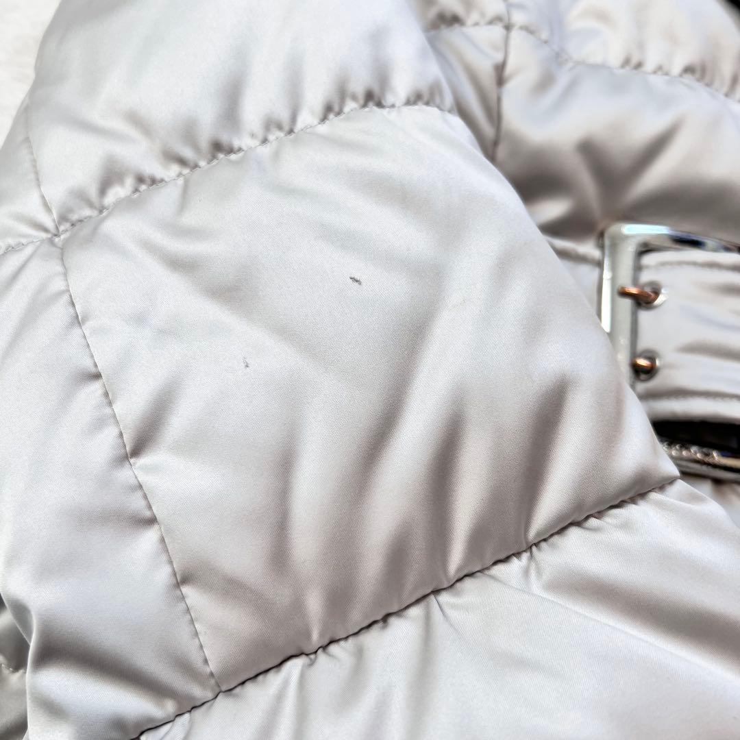 エポカ】ダウンコート フォックスファー 2way Aライン ベルト 40