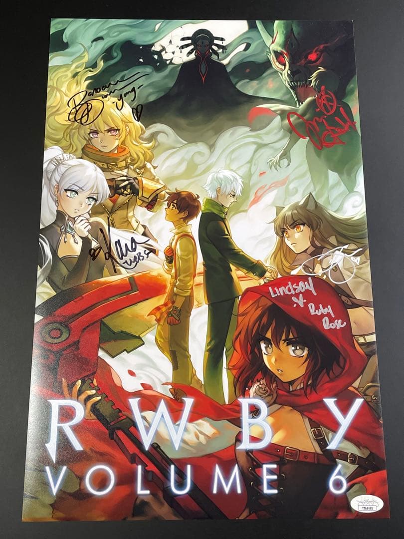 RWBY 直筆サイン入りポスター　JSA認定書付き　②