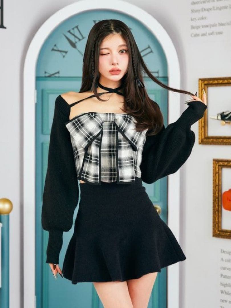 Darich ビッグリボンアンサンブル　BLK