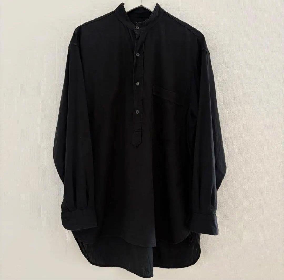 comoliコモリベタシャンプルオーバーシャツ COMOLI -ベタシャン プルオーバーシャツ, プルオーバー カーゴシャツ