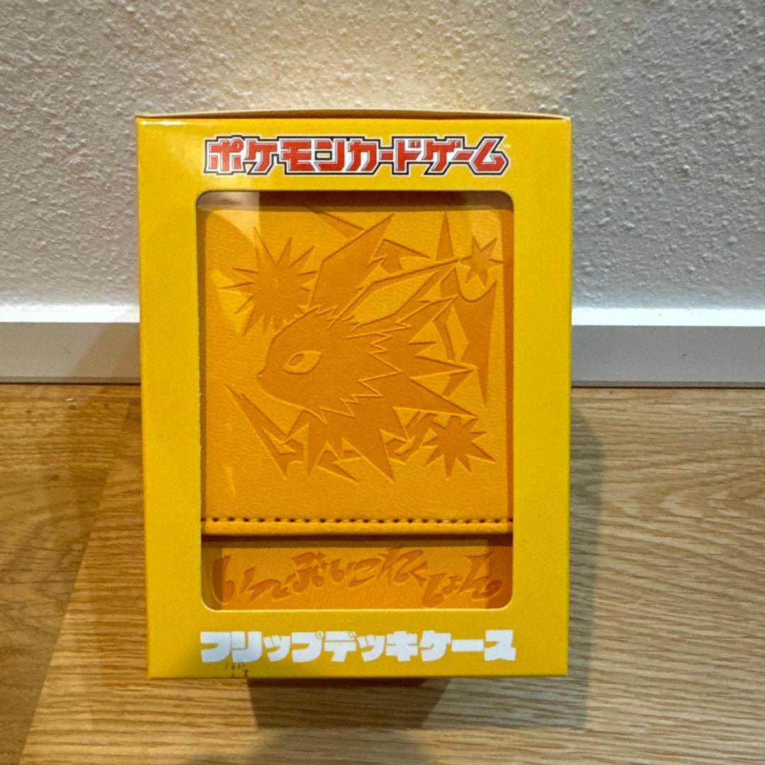 ポケモンカード　サンダース　フリップデッキケース いーぶいこれくしょん 2026年最新】サンダース デッキケースの人気アイテム - メルカリ
