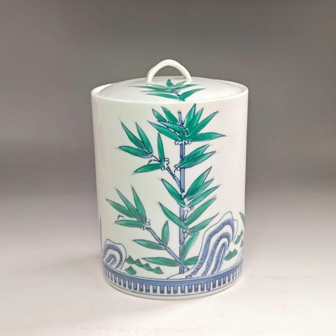 ウ203 水指『貴山造』『即中斎好写 竹文 水指 共箱』茶道具 - メルカリ