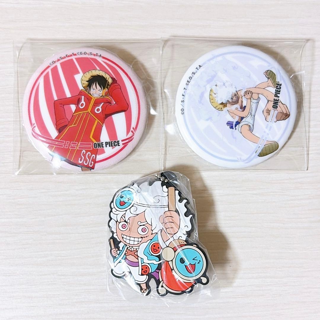 ルフィ】ワンピース ONE PIECE カプセルトイ ダイソー缶バッジ - メルカリ