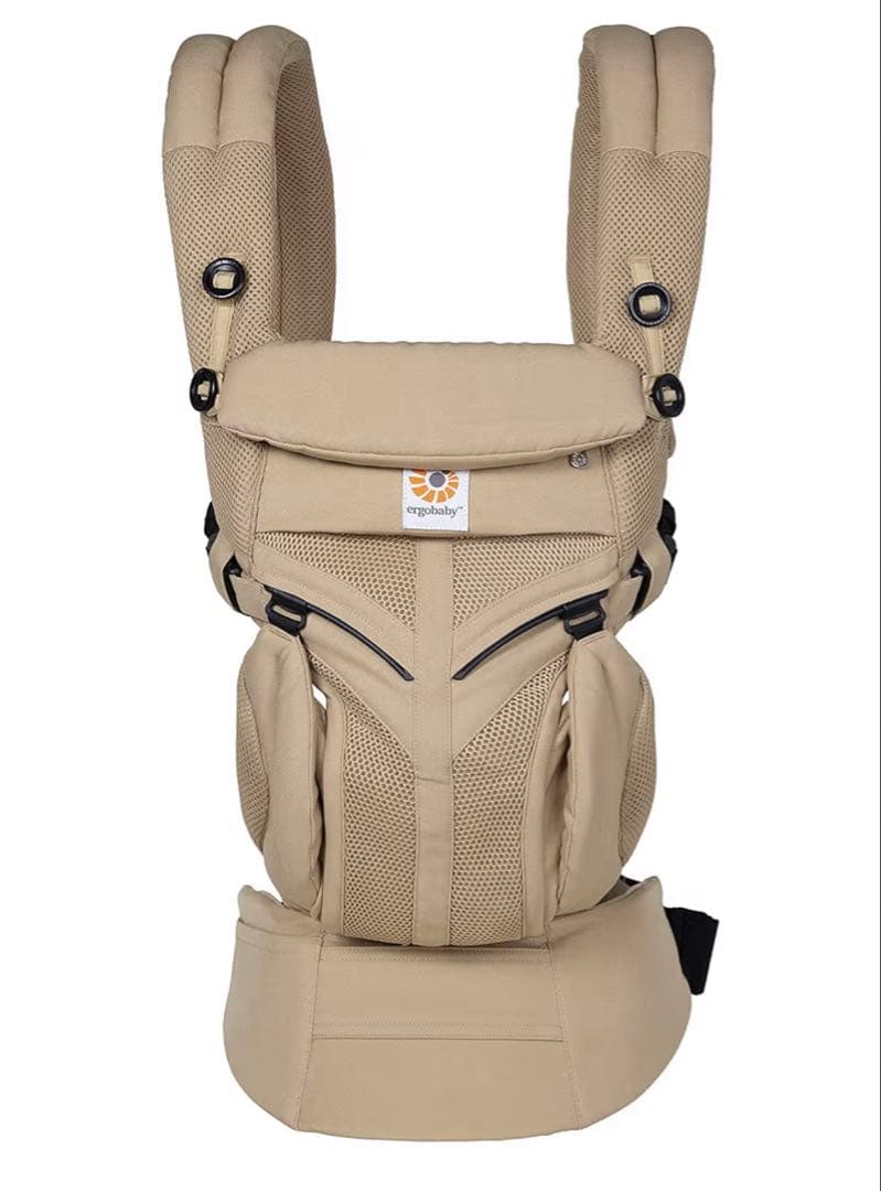 【美品】ergobaby OMNI360 ベージュ　ポーチ付