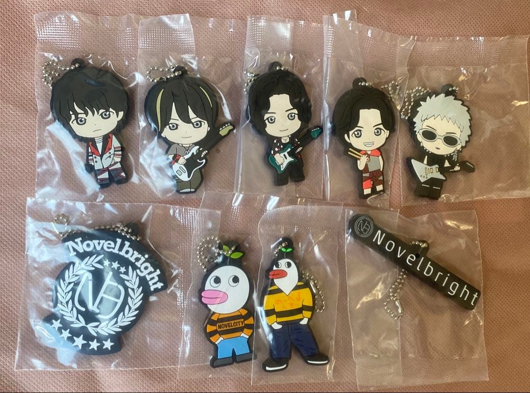 Novelbright ガチャ ラバーストラップ コンプリート - メルカリ