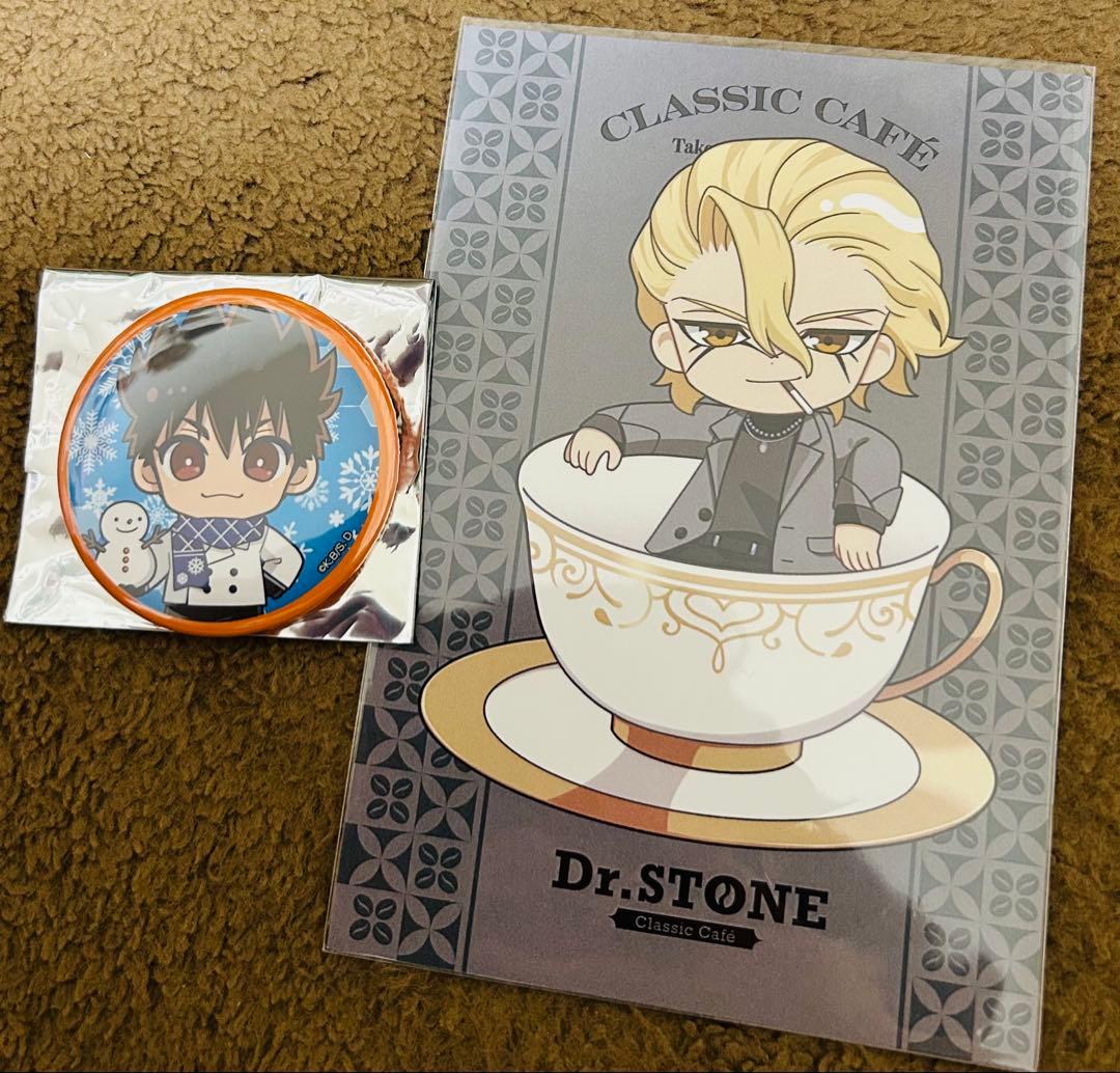 Dr.STONE 雪まつり 缶バッジ クロム アモカフェ 特典 スタンリー