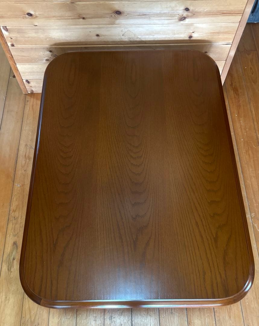 送料無料　￼こたつテーブル　日美株式会社 日美 無垢コタツテーブル EN エン 円形こたつ リビングテーブル ニチビ