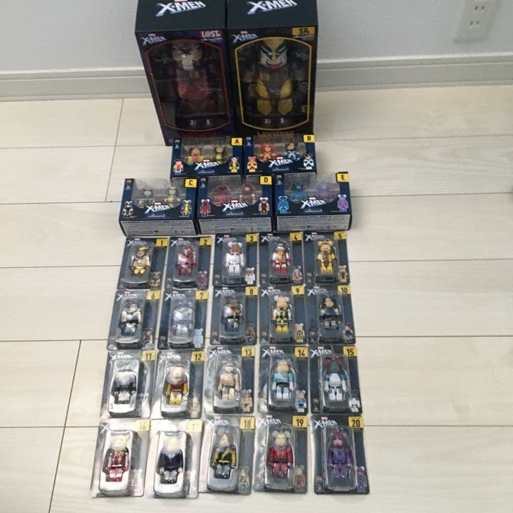ベアブリック 新品　X-NEN フルコンプリートセット