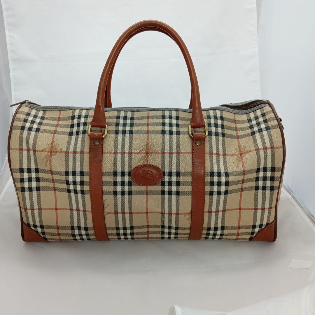 Burberry ノバチェック ボストンバッグ バーバリー ノバチェック ボストンバッグ - メルカリ