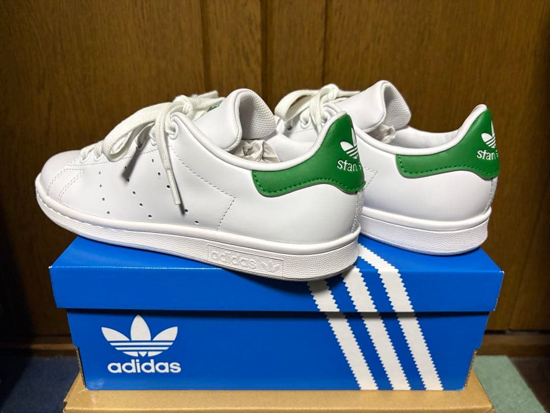adidas STAN SMITH ホワイト/グリーン 24cm男女兼用　未使用