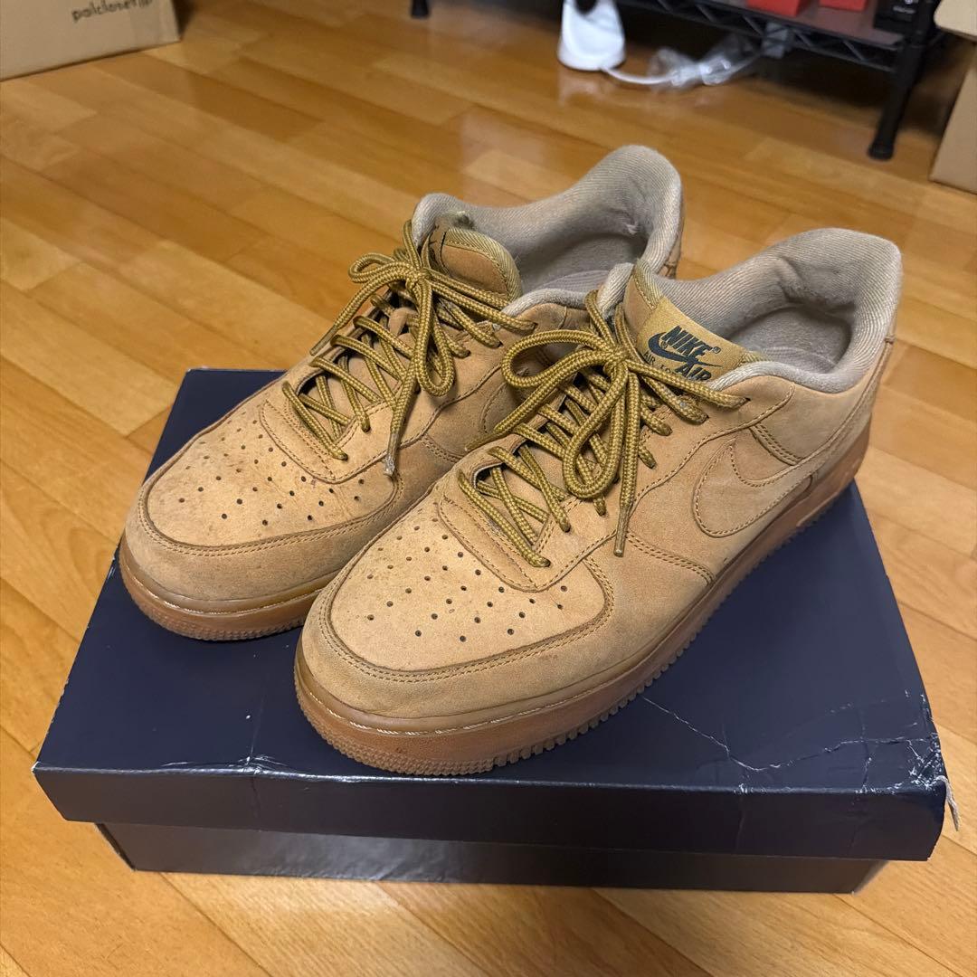 NIKE エアフォース1ウィート27.5cm - メルカリ