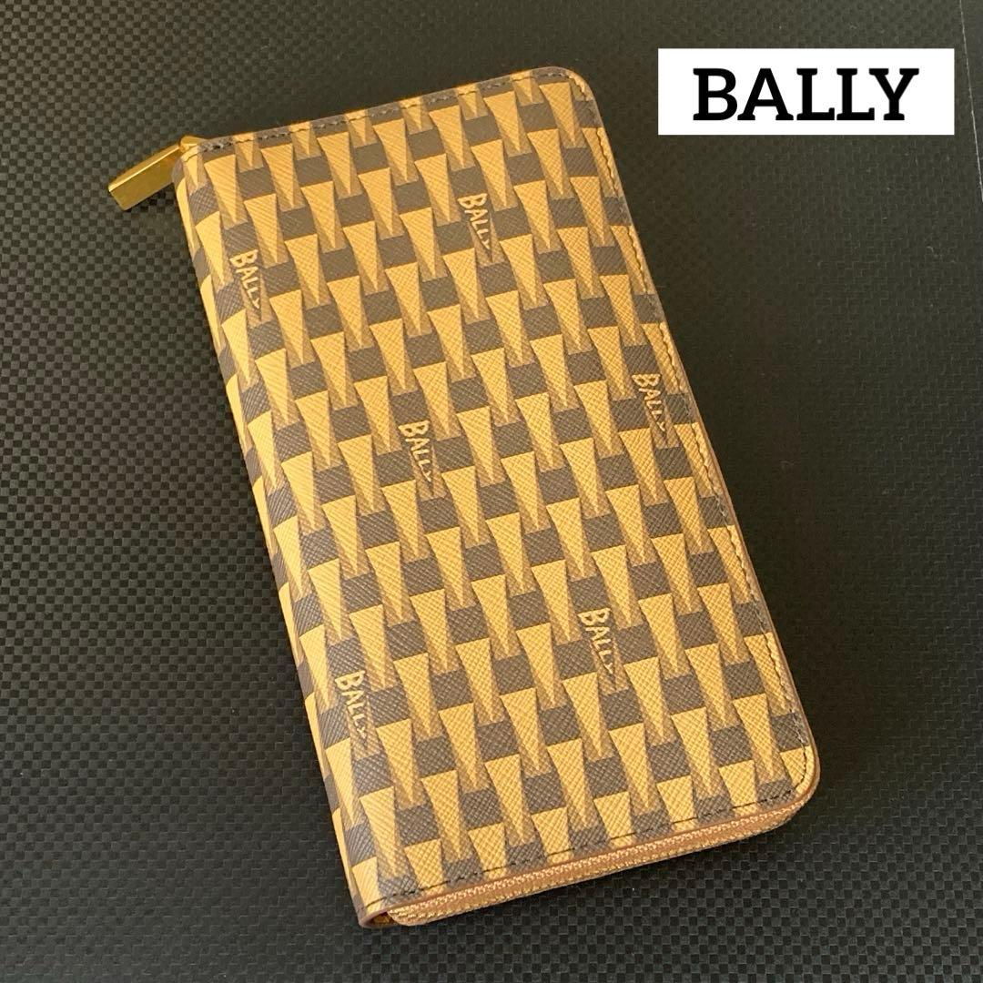BALLY バリー ラウンド 長財布 ペナント 未使用 ブラウン 6305294 Bally（バリー） 長財布 財布 メンズ レディース ペナント ラウンドフ