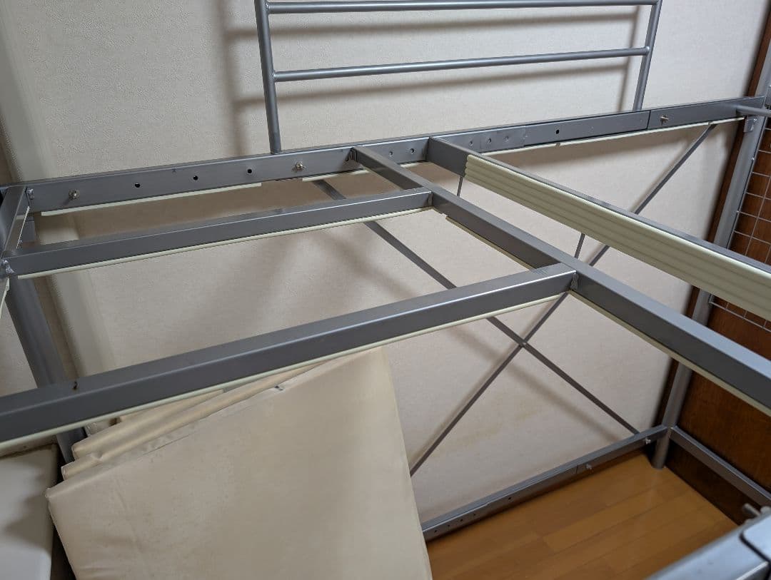 5月処分予定 長さ調整可能 のびのびロフトベッド - メルカリ