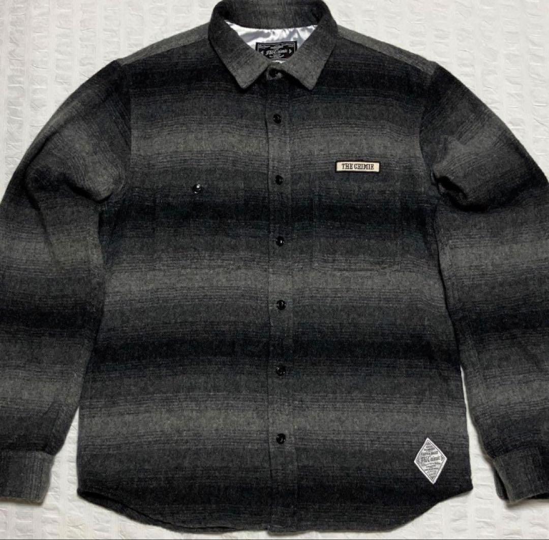 THE CRIMIE ウール混シャツ　リアライズワークス