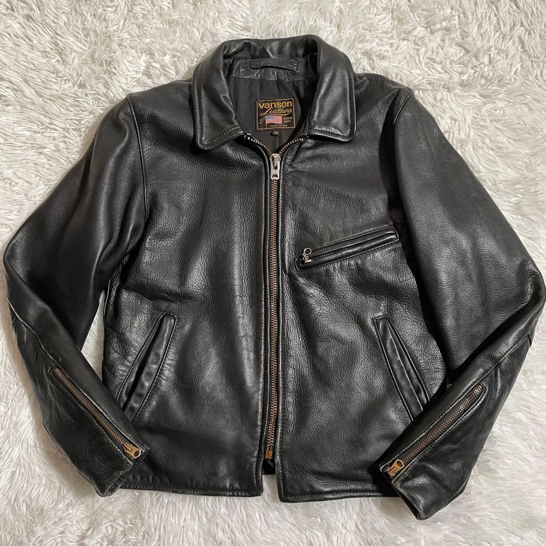 90s オールドバンソン ライダースジャケット エンフィールド 90s オールドバンソン ライダースジャケット エンフィールド - メルカリ