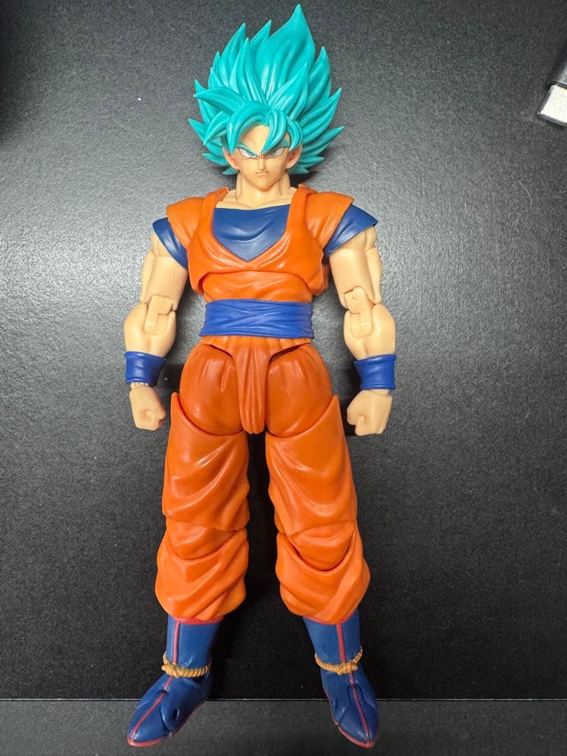 S.H.Figuarts スーパーサイヤ人孫悟空&悟空ブルーカスタム（塗装済み）