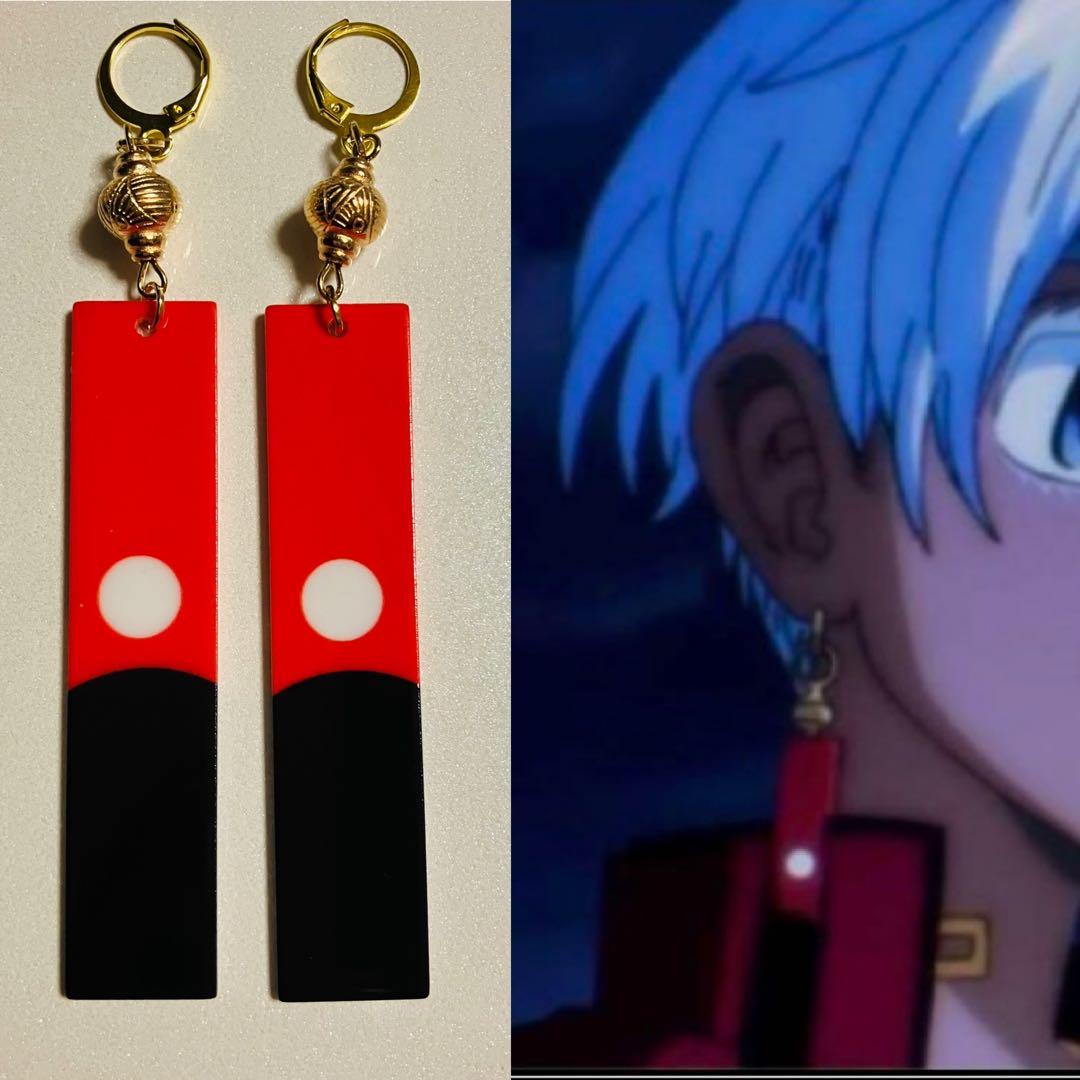 東京リベンジャーズ 黒川イザナ アニメ寄りピアス/イヤリングへ変更可
