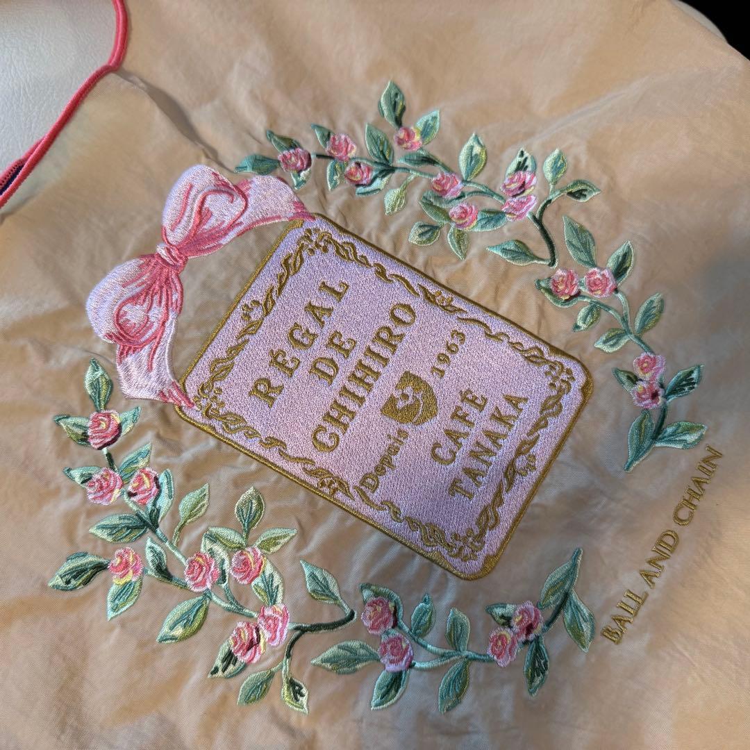 ボールアンドチェーン カフェタナカ ベージュ エコバッグ - メルカリ