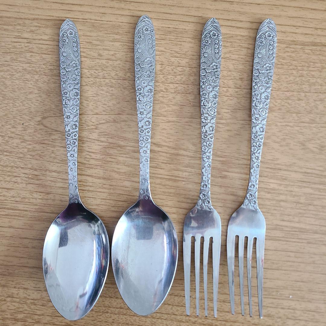 中古【 スプーン フォーク 】昭和レトロ ヴィンテージ アンティーク