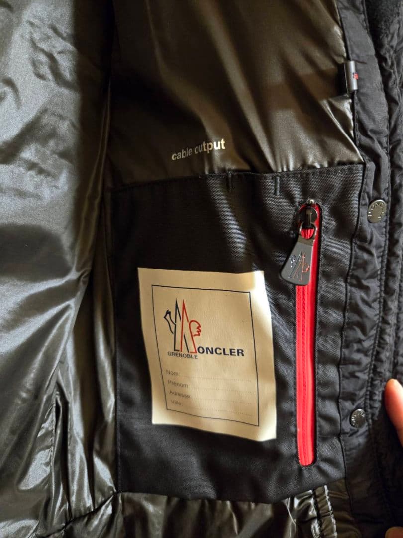 オークション‼️ 30万美品希少ブラックファー モンクレール BESS