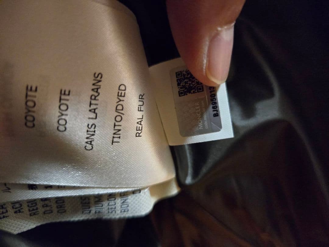 オークション‼️ 30万美品希少ブラックファー モンクレール BESS