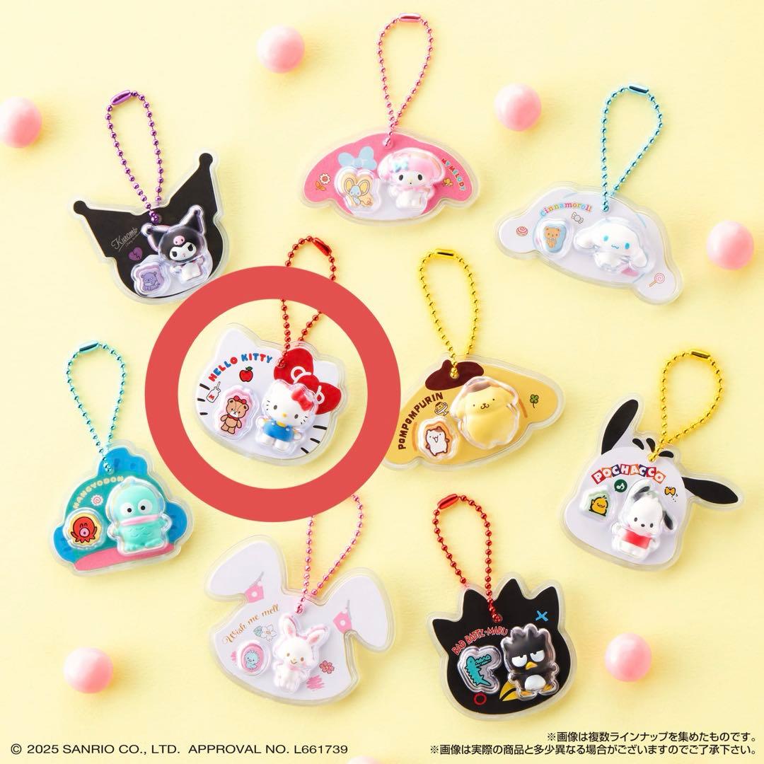 サンリオキャラクターズ パッケージチャーム＆チョコボール キティ